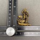 Brass Sitting Magic Dragon Figurine FB1041 🪭🌟🪭