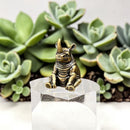 Brass Sitting Rhinocerus Figurine - Animal Totem / Spirit Animal FB2552 🧡🎻🧡