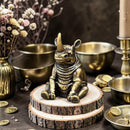 Brass Sitting Rhinocerus Figurine - Animal Totem / Spirit Animal FB2552 🧡🎻🧡