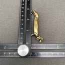 Brass Long Dachshund Totem / Spirit Animal Figurine FB1223