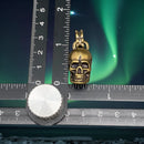 Brass Skull Keychain Charm, Pendant FB2993 🌟💖🌟