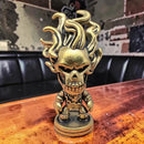 Brass Skull Rider Totem / Spirit Animal Figurine 🧡 FB1608