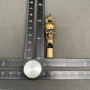 Brass Skull Whistle / Charm FB1635 🌟💖🌟