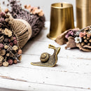 Brass Snail with Raised Head Figurine - Animal Totem / Spirit Animal FB2860 🏜️