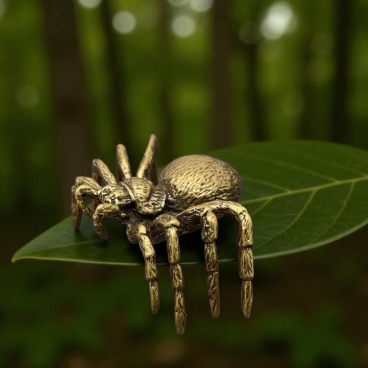 Brass Spider Guardian Totem / Spirit Animal Figurine FB2084 🕸️