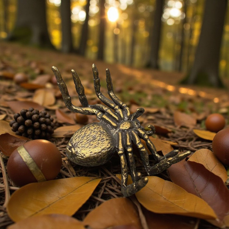 Brass Spider Guardian Totem / Spirit Animal Figurine FB2084 🕸️