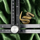 Brass Spikey Snake Animal Totem / Spirit Animal Figurine FB1109 🪭🍃🪭