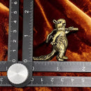Brass Squirrel carrying Acorns Spirit / Totem Animal Figurine 🐿️ FB1485