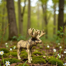Brass Standing Elk Spirit / Totem Animal Figurines FB1547 🦌🦌