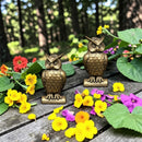 Brass Straight Back Owl Totem / Spirit Animal Figurine FB1084🦉