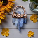 Brass Sun with Kyanite Blades Pendant FB2085 🌻
