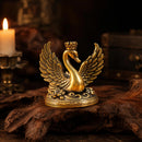 Brass Regal Swan Queen Figurine Animal / Spirit Totem 💚 BV024