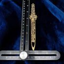 Brass Medieval Sword with Scabbard Figurine FB1712 🐉