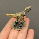 Brass T Rex Miniature Totem / Spirit Animal Figurine FB1714 🐉