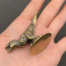 Brass T Rex Miniature Totem / Spirit Animal Figurine FB1714 🐉