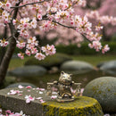 Brass Good Luck / Treasure Cat - Maneki-neko - Spirit / Totem Animal Figurine FB2197 🦌🦌