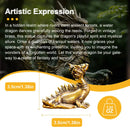 Brass Water Dragon Figurine Totem / Spirit Animal 💚 BV022