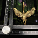 Brass Wild Goose Figurine - Animal Totem / Spirit Animal FB2994 🏜️