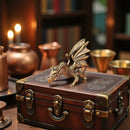 Brass Winged Dragon Figurine - Totem / Spirit Animal FB3100 🌻💗🌻