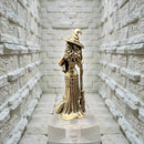 Brass Witch with Broom Spirit / Totem Animal Figurine FB2191 🦌🦌