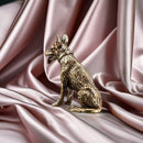 Brass Wolf Dog Animal / Spirit Totem Figurine 🐺 FB1331