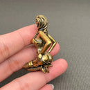 Brass Woman Figurine, Empowerment, Strength, Femininity FB1341 🌸