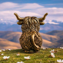 Brass Highland Yak Animal / Spirit Totem Figurine FB1317 🐄