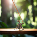 Kung Fu Turtle Incense Holder Bronze/Copper Unique Piece FB3387 💚