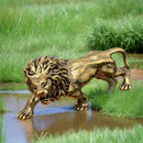 Brass Lion Totem / Spirit Animal Figurine FB1775 🐅