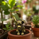 Brass Dog / Puppy Totem / Spirit Animal Mini Figurine FB1784 🐾