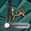 Brass Mermaid with Flowing Hair Figurine, Spirit Totem  FB2526 🩷🧜🏻‍♀️🩷