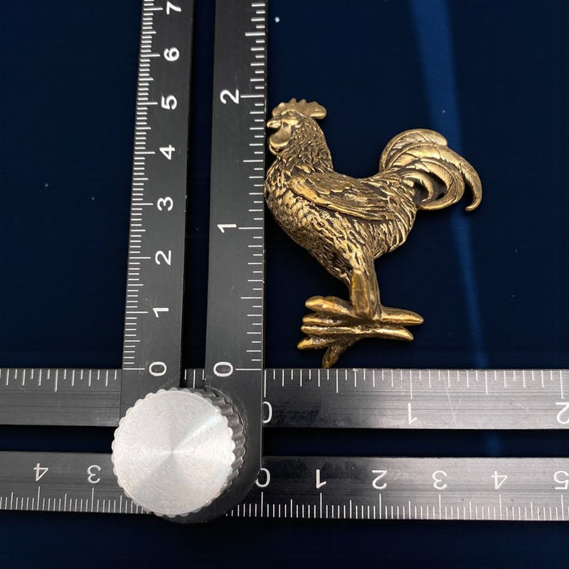 Brass Rooster Figurine - Animal Totem / Spirit Animal FB1682 🌻🐓🌻