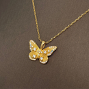 Gold or Platinum Plated Butterfly Pendant / Charm 🧚 FB1637