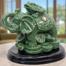 Elephant with Toad Feng Shui Figurine FB3169 🐘