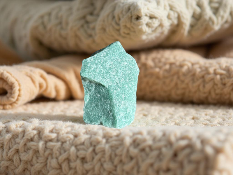 Rough Green Aventurine, Large w/ Info Card FB1303 👗