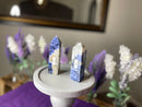 Sodalite Obelisk, Standing Polished Point (Tower) for positive change, communication FB3024