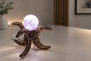 Crescent 4-Moon Wood Sphere Stand, FB2958