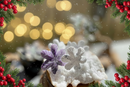 White Howlite or Lepidolite Snowflake FB2416