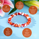 Carnelian Orca Agate Bracelet - Feminine Force 🧡🌼🧡 CI609