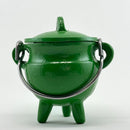 Cauldron with Lid | Cast Iron Smudge Pot | Potion Cauldron with Surprise Smudge Stick FB261 🪭1 🌿