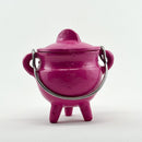 Cauldron with Lid | Cast Iron Smudge Pot | Potion Cauldron with Surprise Smudge Stick FB261 🪭1 🌿