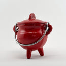 Cauldron with Lid | Cast Iron Smudge Pot | Potion Cauldron with Surprise Smudge Stick FB261 🪭1 🌿