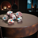 Cavansite and Stilbite from India, Natural rough tumbled pieces - Prophesy - Insight FB1825 🧡🪷🧡