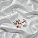 Cavansite and Stilbite from India, Natural rough tumbled pieces - Prophesy - Insight FB1825 🧡🪷🧡