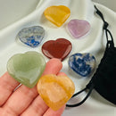 Chakra Stone Hearts, Set of 7 FB3357  🩷🧡💛💚💙