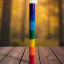 Chakra Balancing Skinny Pillar Candles, Pack of 5 FB2466 🩷💚💛💙💜