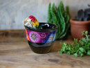 Chakra Black Ceramic Smudge Pot / Bowl, Incense Burner FB1843 🌿