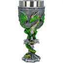 Medieval Green Dragon Stainless Steel Chalice 🐉 FB1659