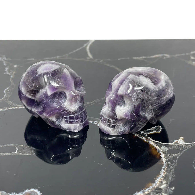 Chevron Amethyst Skull FB2992 💜💀💜