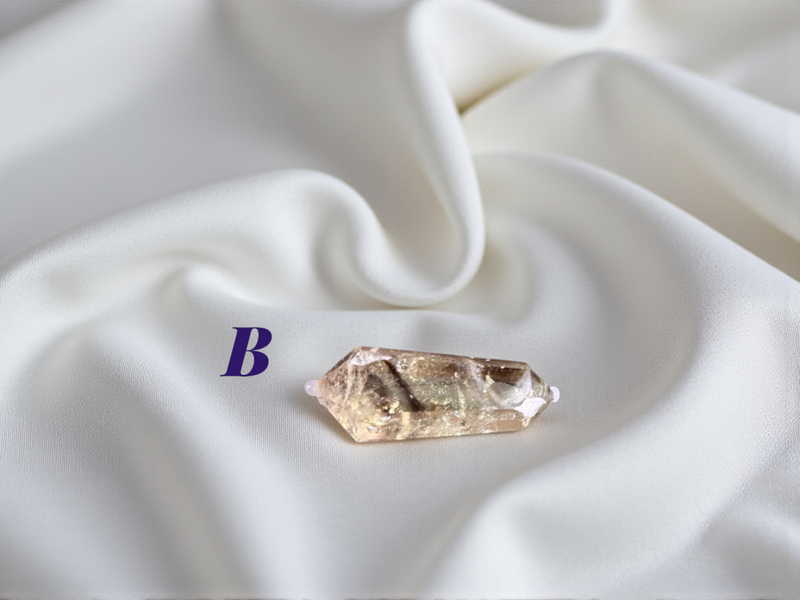 Citrine & Smoky Citrine Polished Natural Double Terminated Points from Brazil FB1271 🌼💛🌼